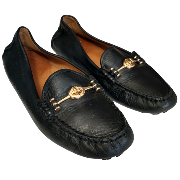 Coach Black Leather Women's Shoes - Picture 4 of 13